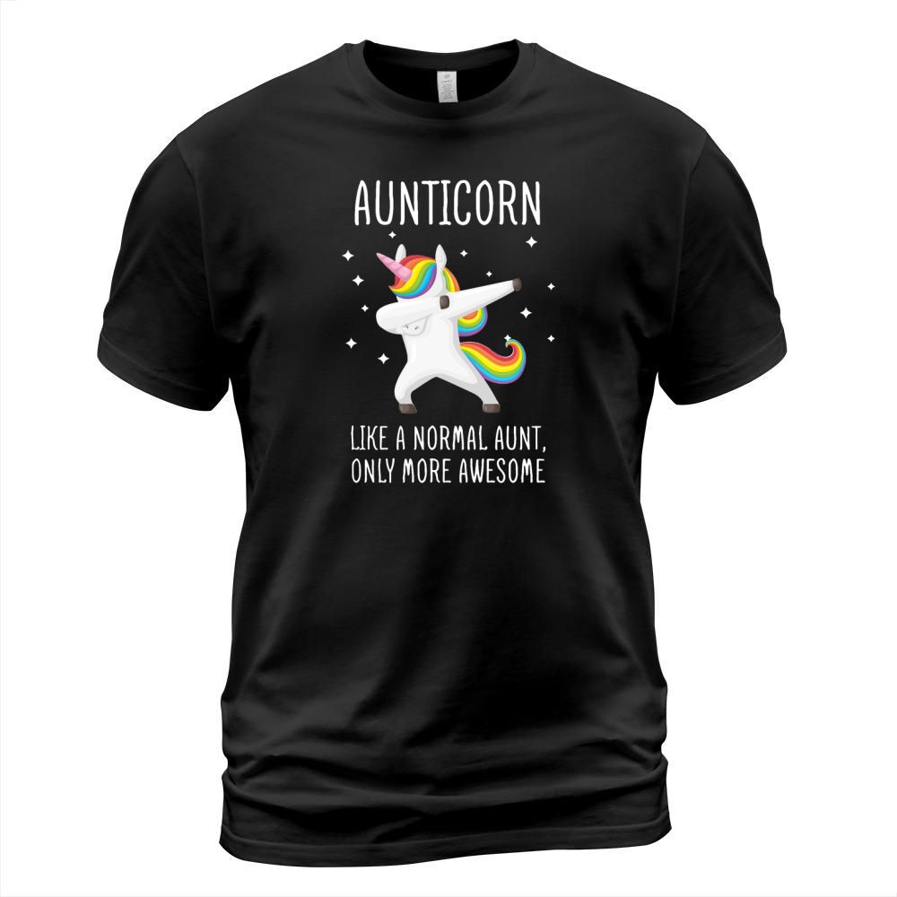 Aunticorn Like An Aunt Only Awesome Dabbing Unicorn T-Shirt T-Shirt Unisex