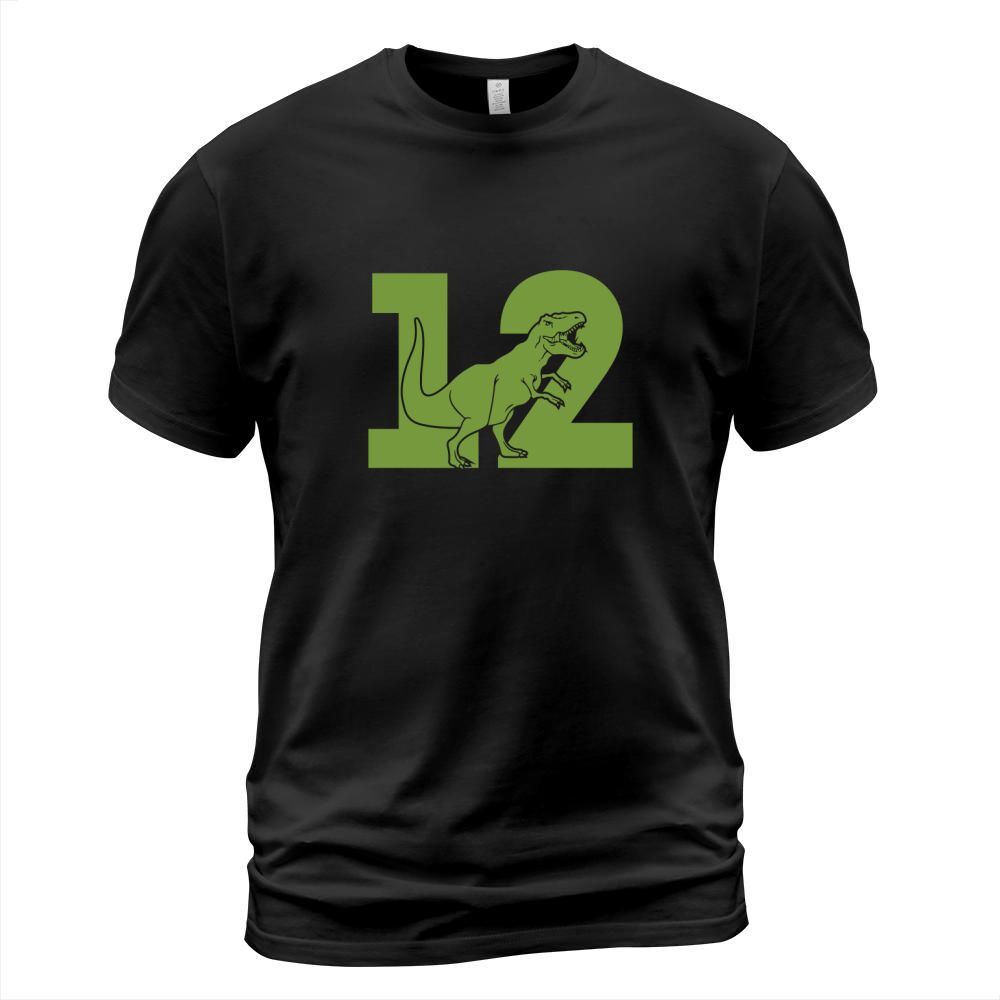 Dinosaur Number(12) T-Shirt Unisex