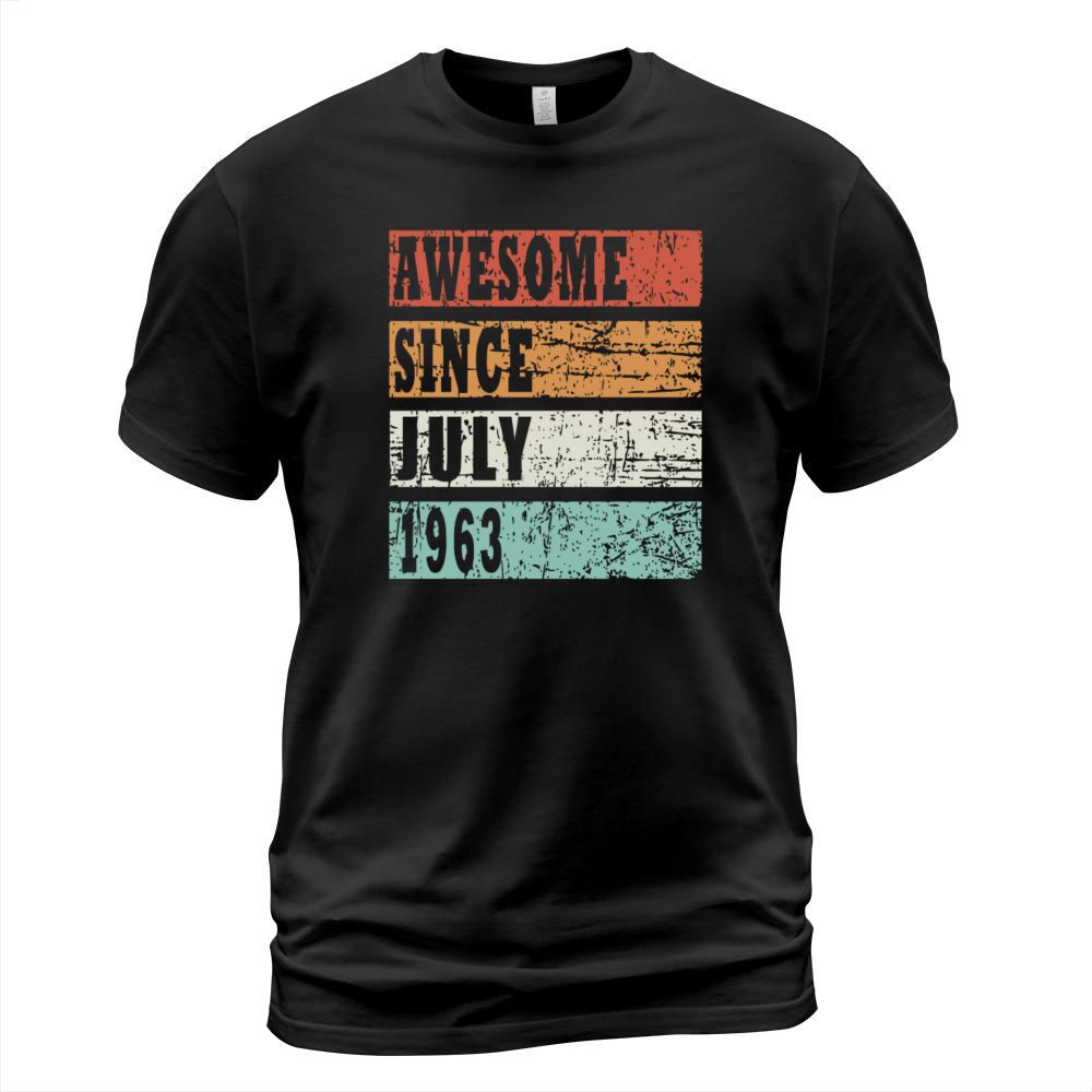 Birth Month July 1963 Vintage T-Shirt Unisex