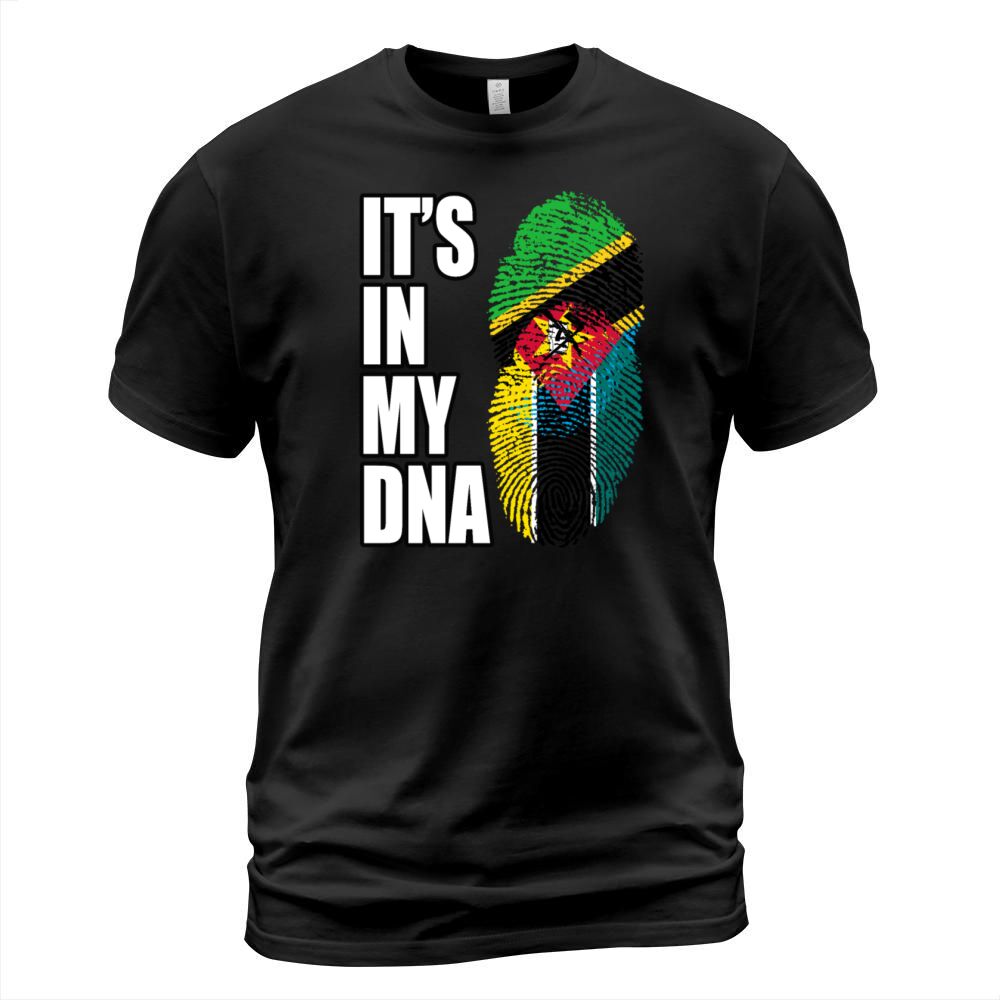 Tanzanian And Mozambican Vintage Heritage DNA Flag T-Shirt Unisex