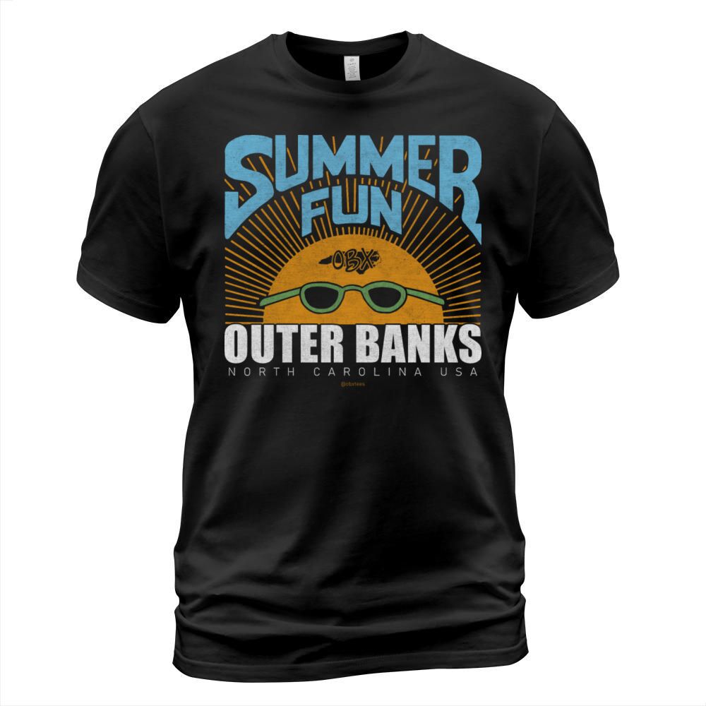 Summer Fun OBX Outer Banks North Carolina Vintage T-Shirt Unisex