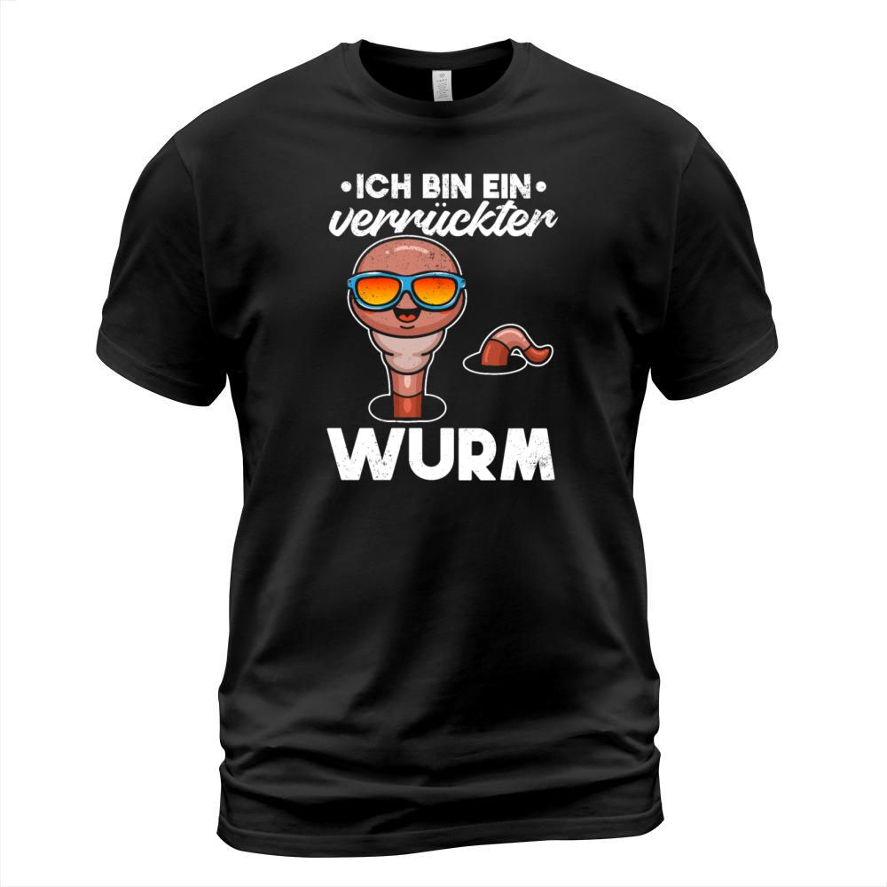 Im A Crazy Worm Cool Compost Worm With Sunglasses T-Shirt Unisex
