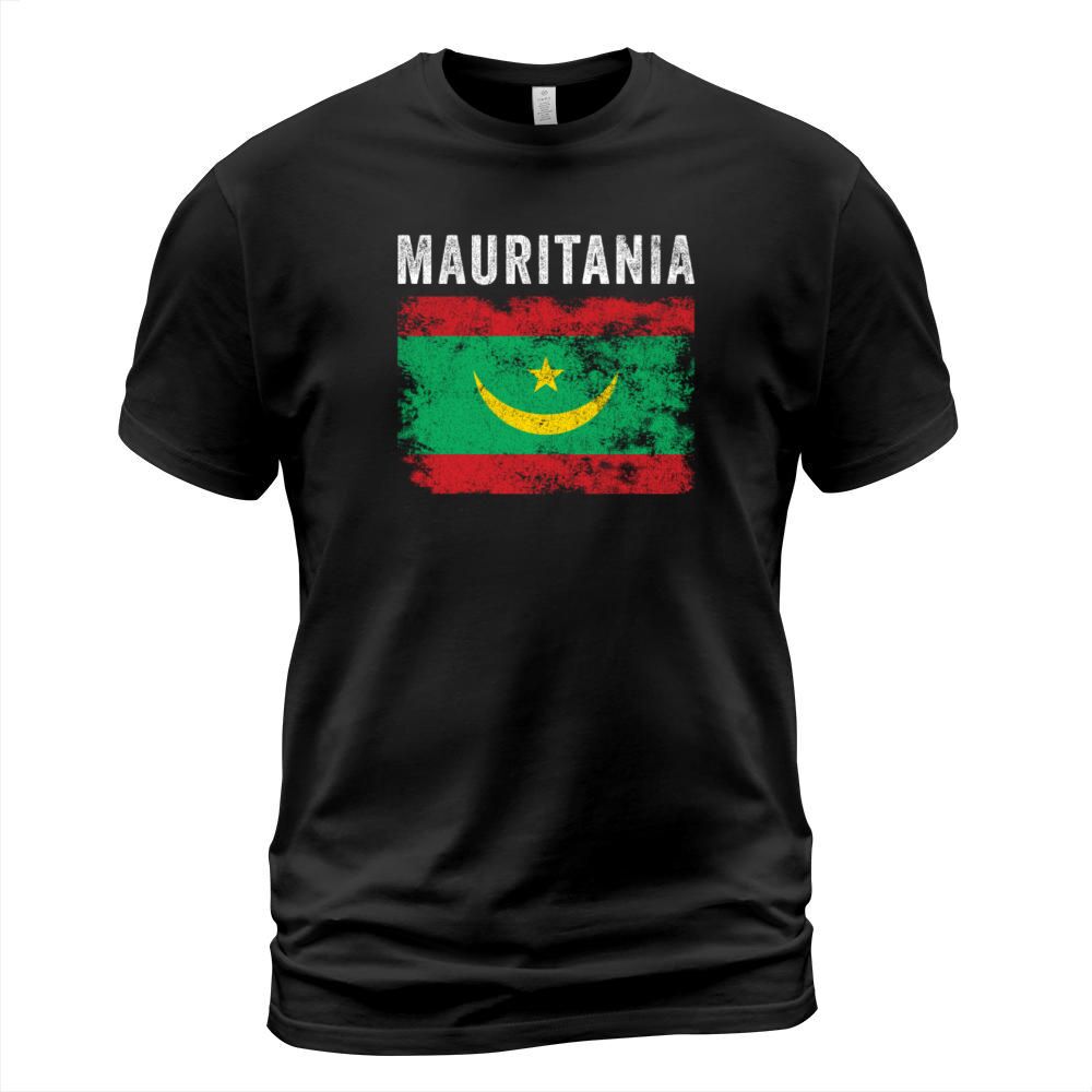 Mauritania Flag Vintage Mauritanian Flag T-Shirt Unisex