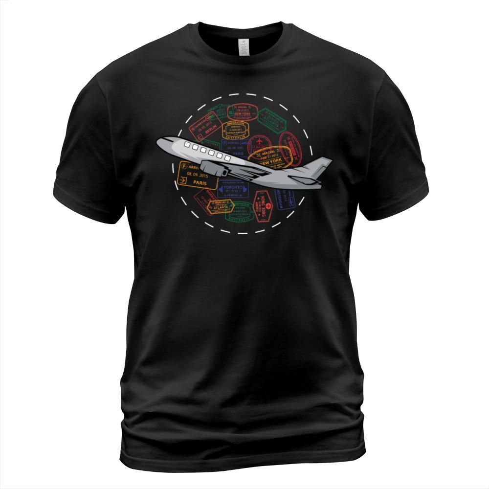 Lets Travel Traveler Gift T-Shirt Unisex