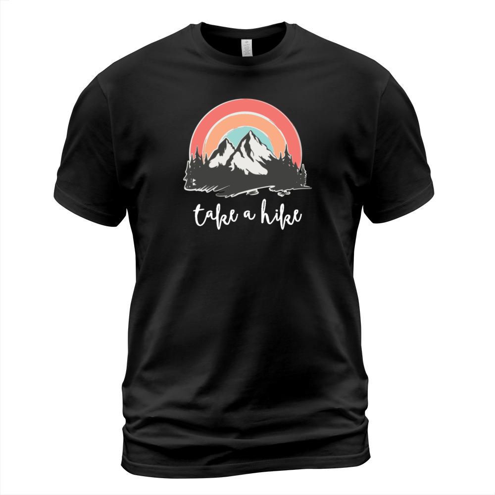Take A Hike Retro Vintage Hiker Outdoors Camping N T-Shirt Unisex