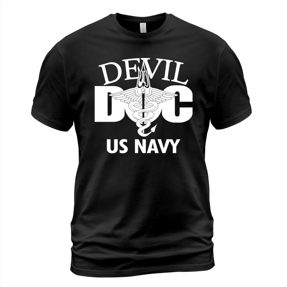 Devil Doc Us Navy T-Shirt Unisex