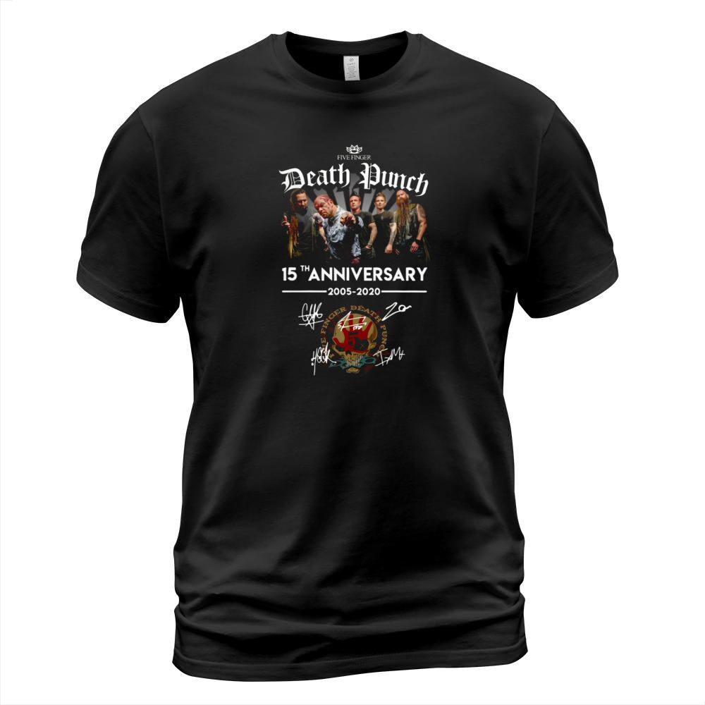 Five Finger Death Punch 15th anniversary 2005 2020 all signature shirt T-Shirt Unisex
