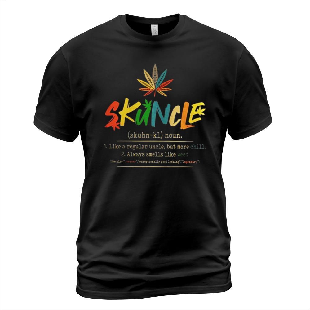 Skuncle Like A Regular Uncle But More Chill Colorful T-Shirt Unisex