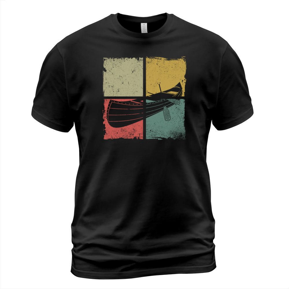 Canoe Canoeing Retro Vintage T-Shirt Unisex