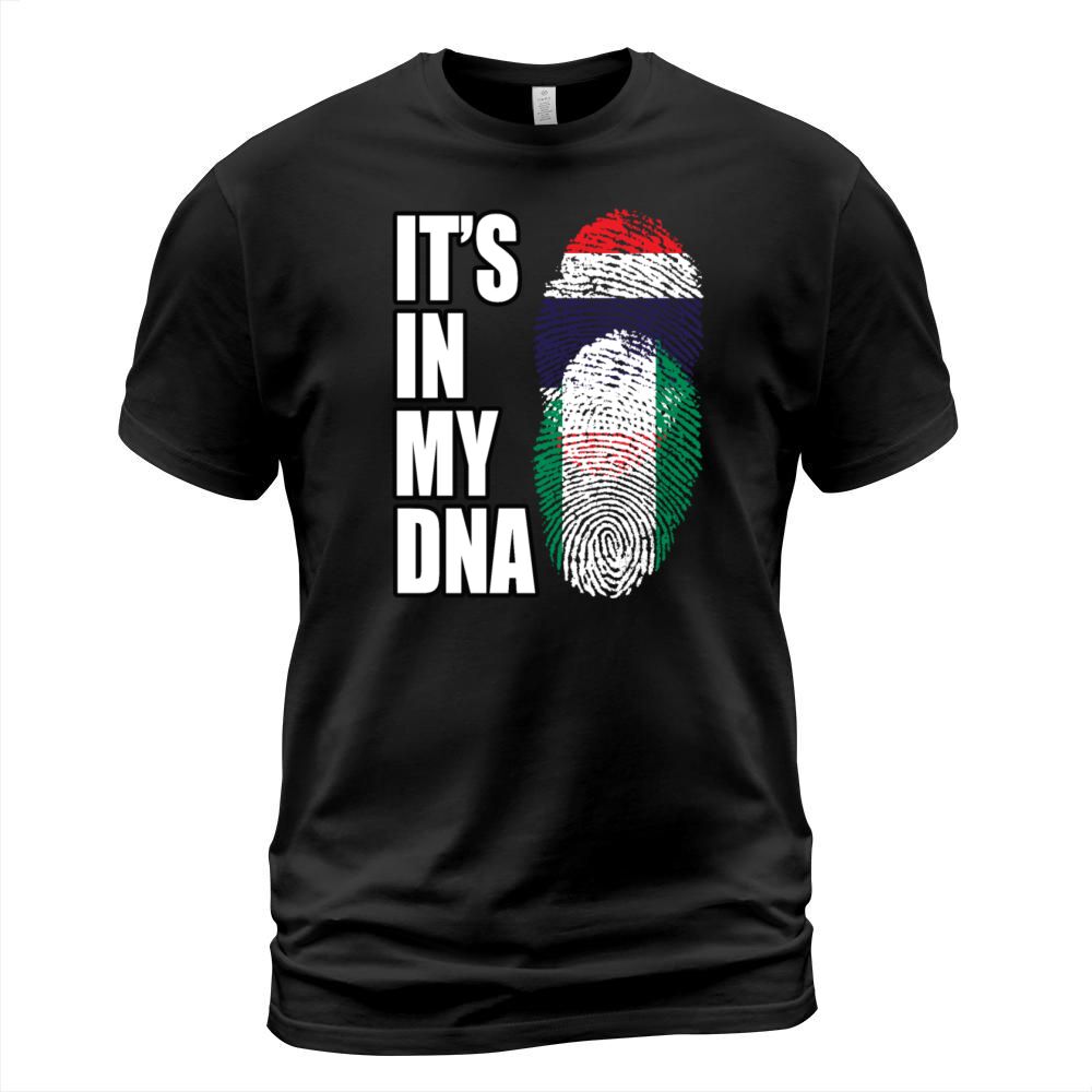 Thai And Nigerian Vintage Heritage DNA Flag T-Shirt Unisex