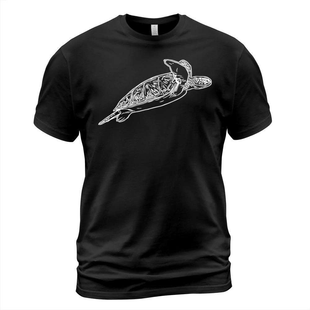 Elegant Vintage Sea Turtle T-Shirt Unisex