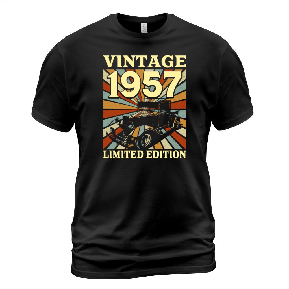 Classic And Old Car 1957 Vintage 65th Birthday T-Shirt Unisex