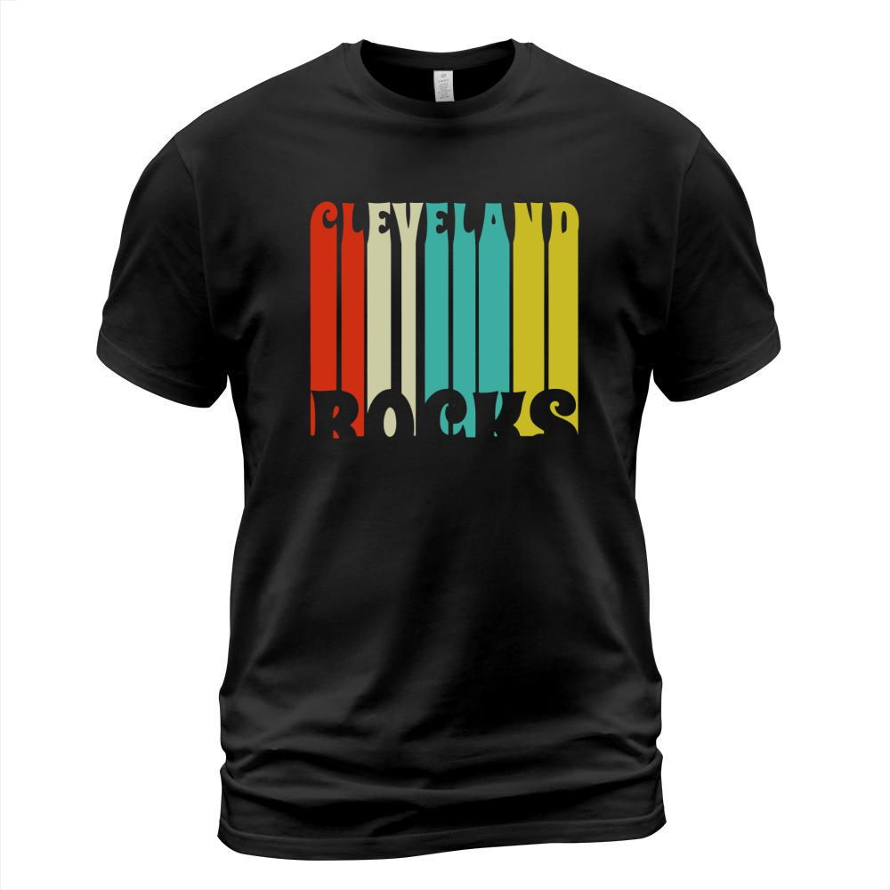 Cleveland Rocks Retro Vintage Shirt T-Shirt Unisex