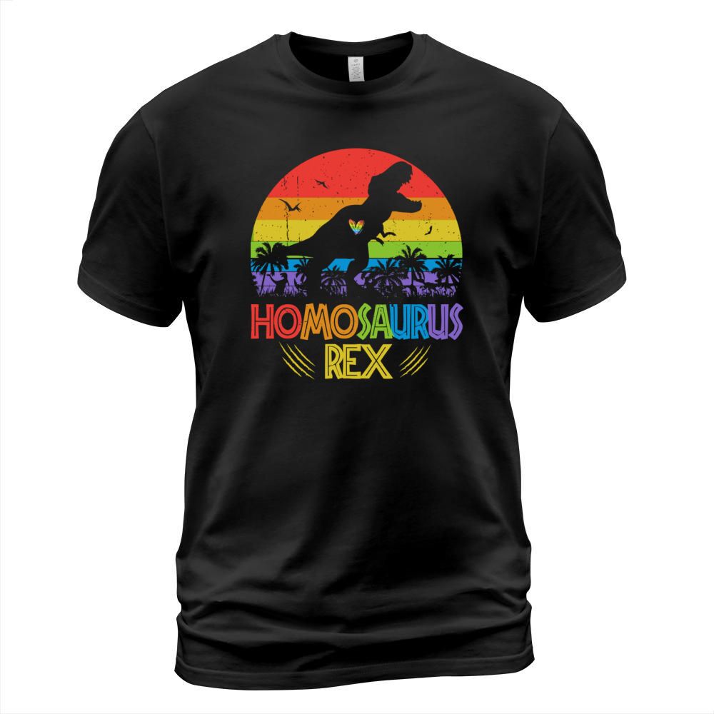 LGBT T-Rex Homosaurus Rex vintage T-Shirt Unisex