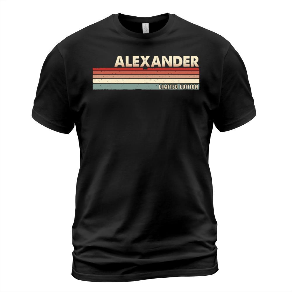 Alexander - Funny Retro Vintage Name 80s 90s T-Shirt Unisex