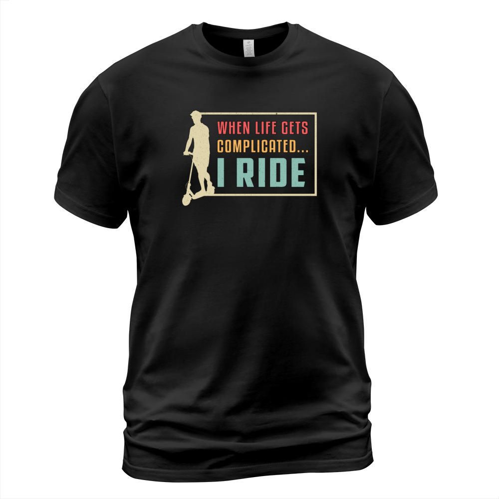 Scooter Driver I Ride Escooter Stunt Retro Vintage T-Shirt Unisex