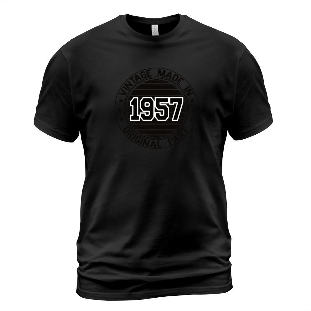 Vintage Made In 1957 Original Part Birthday 1957 T-Shirt Unisex