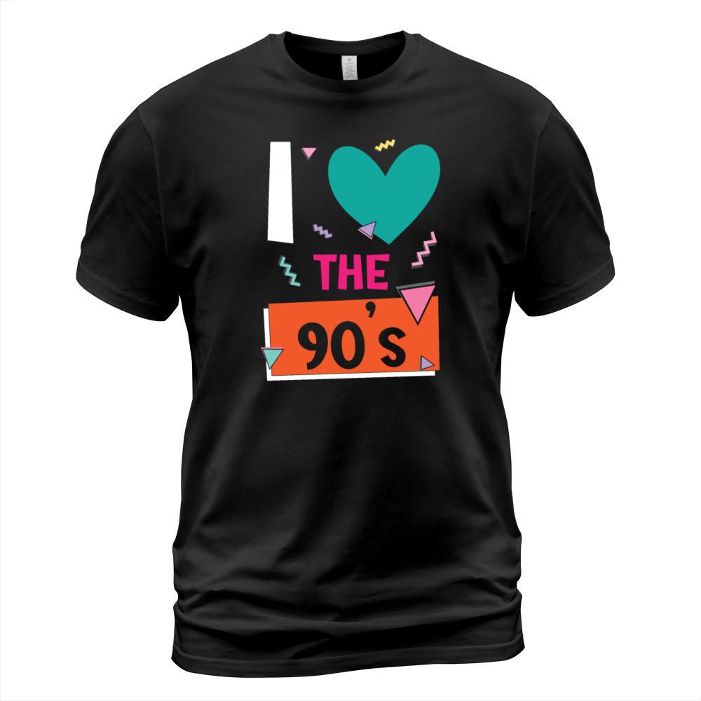 I Love The 90s 1990 Vintage Nineties Party 1990s T-Shirt Unisex