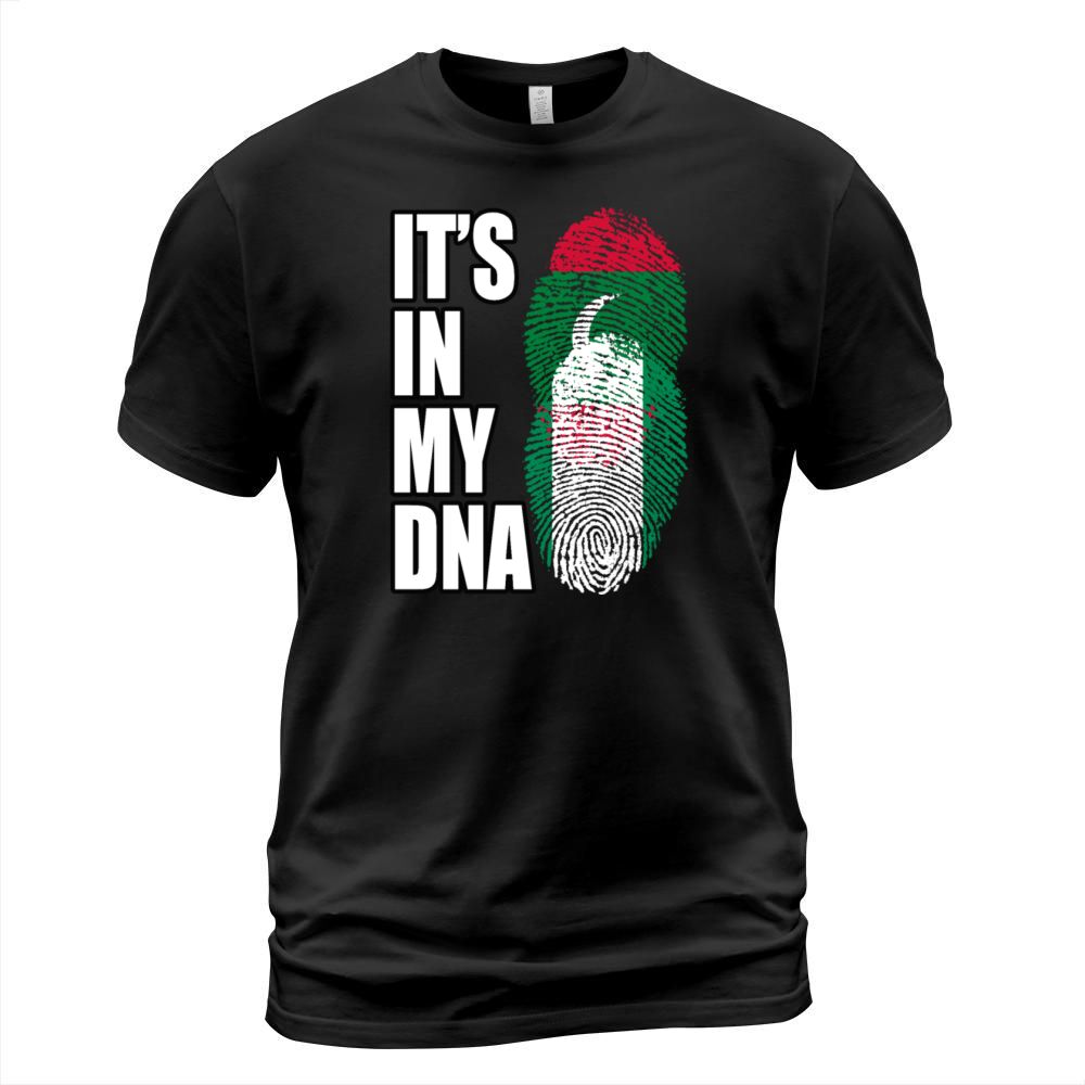 Maldivian And Nigerian Mix Heritage DNA Flag T-Shirt Unisex