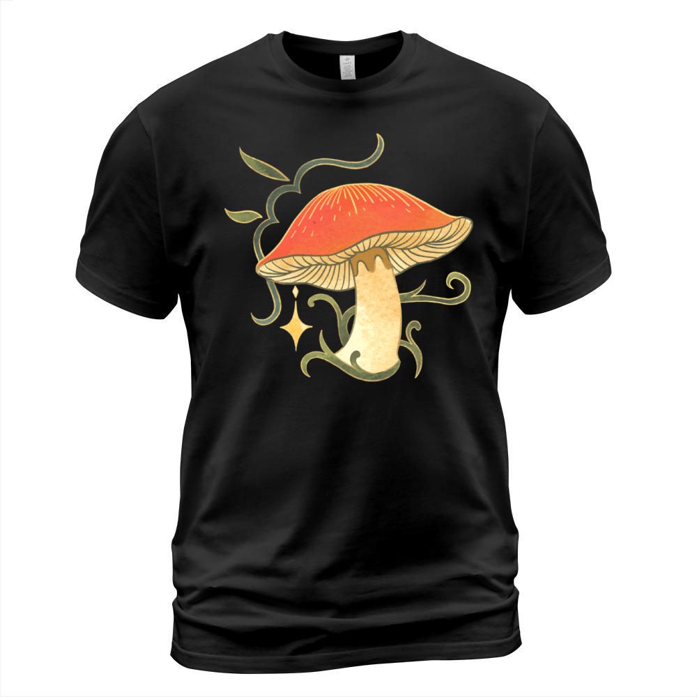 Mushroom Vintage T-Shirt Unisex