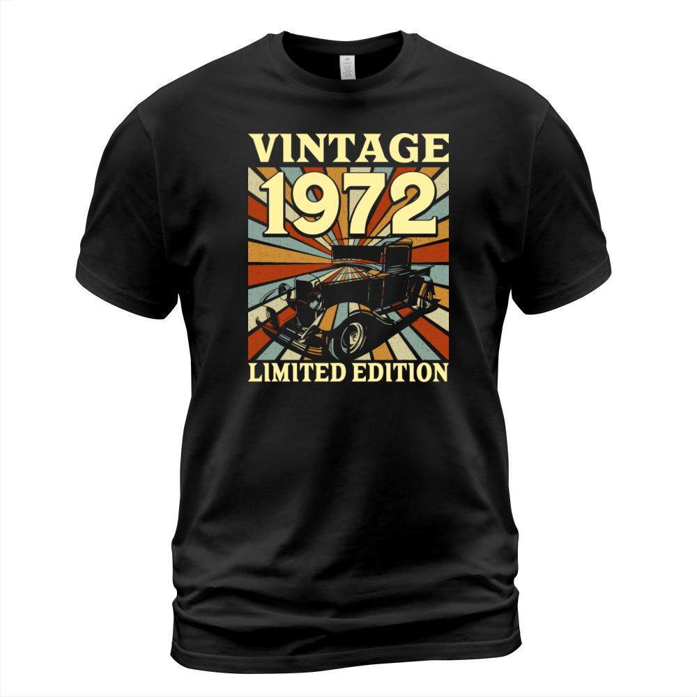Classic And Old Car 1972 Vintage 50th Birthday T-Shirt Unisex