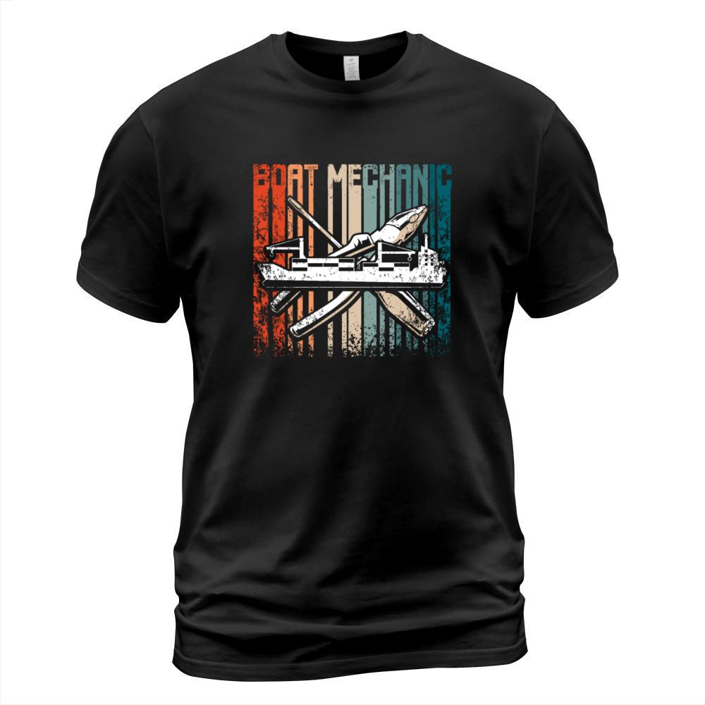 Retro Vintage boat mechanic T-Shirt Unisex