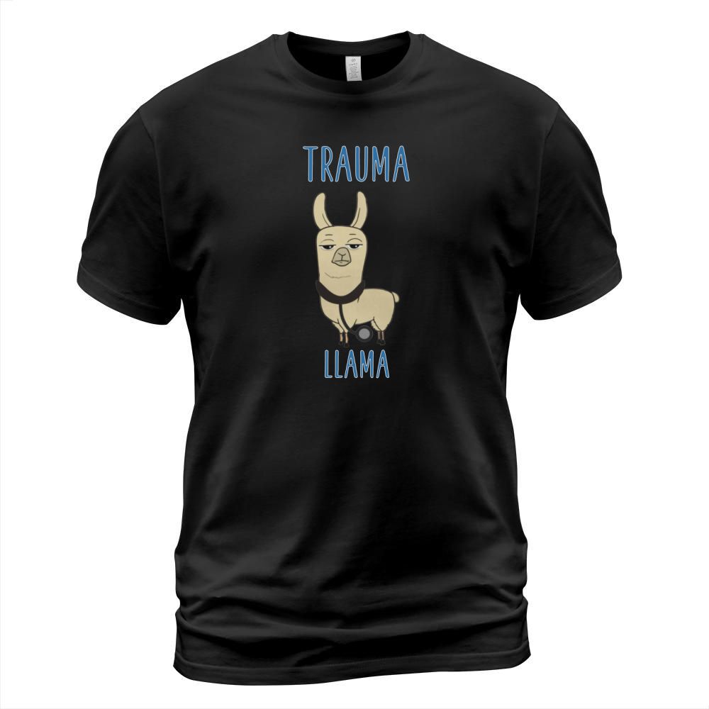 Funny Llama shirt Trauma llama for EMT Nurse Doctor T-Shirt Unisex