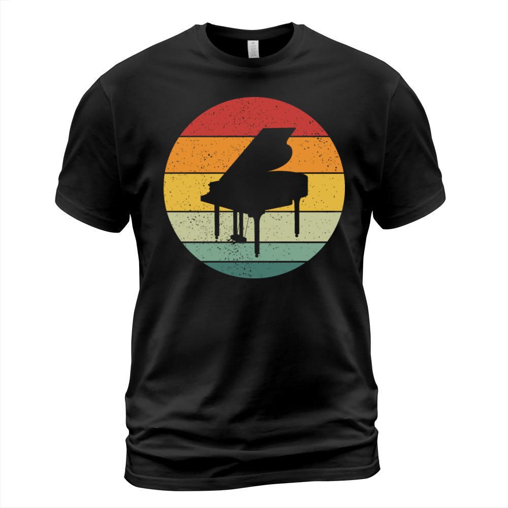 Vintage Retro Grand Classical Piano Vintage Music T-Shirt Unisex
