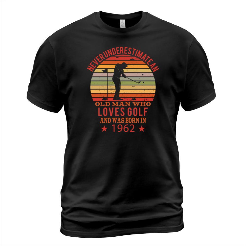 Golfing Golfplayers Vintage 1962 Birthday T-Shirt Unisex