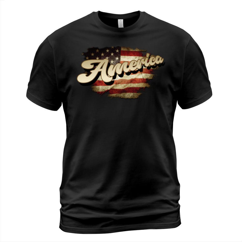 AMERICA VINTAGE FLAG DAY T-Shirt Unisex