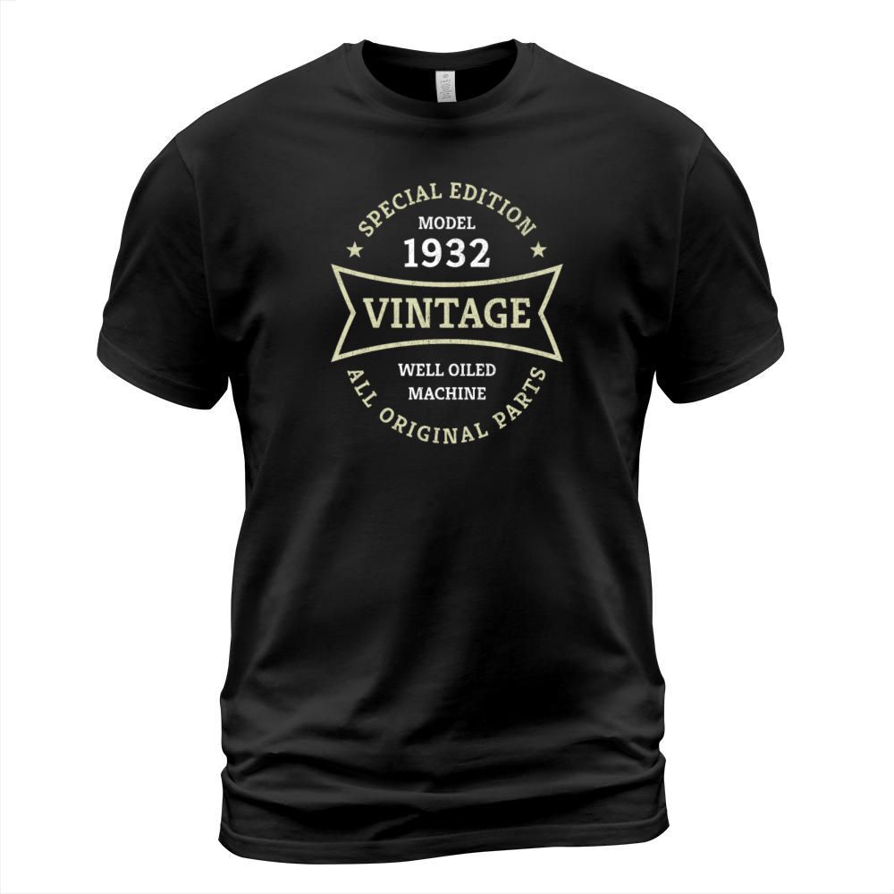 90th Birthday Gifts Born 1932 Vintage 90 Year Old T-Shirt Unisex