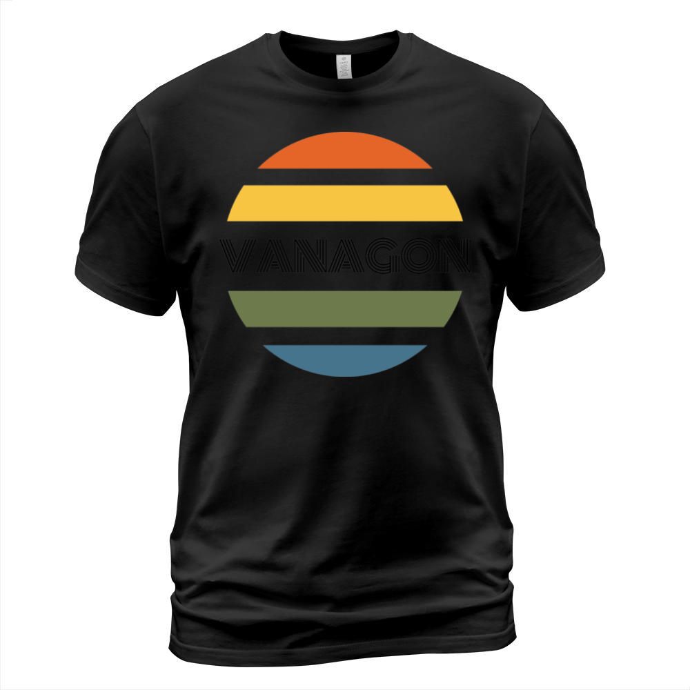 Retro Colored Typographic Design T-Shirt Unisex