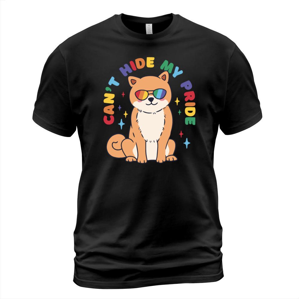 A corgi wearing pride sunglasses T-Shirt Unisex