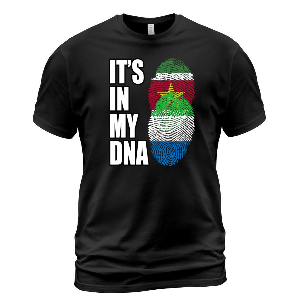 Surinamese And Sierra Leonean Vintage Heritage DNA T-Shirt Unisex