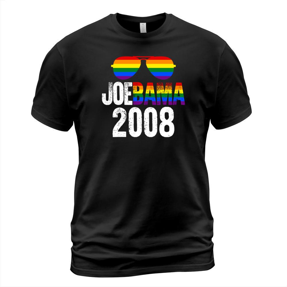 Obama Biden Vintage Gay Pride JoeBama 2008 T-Shirt Unisex