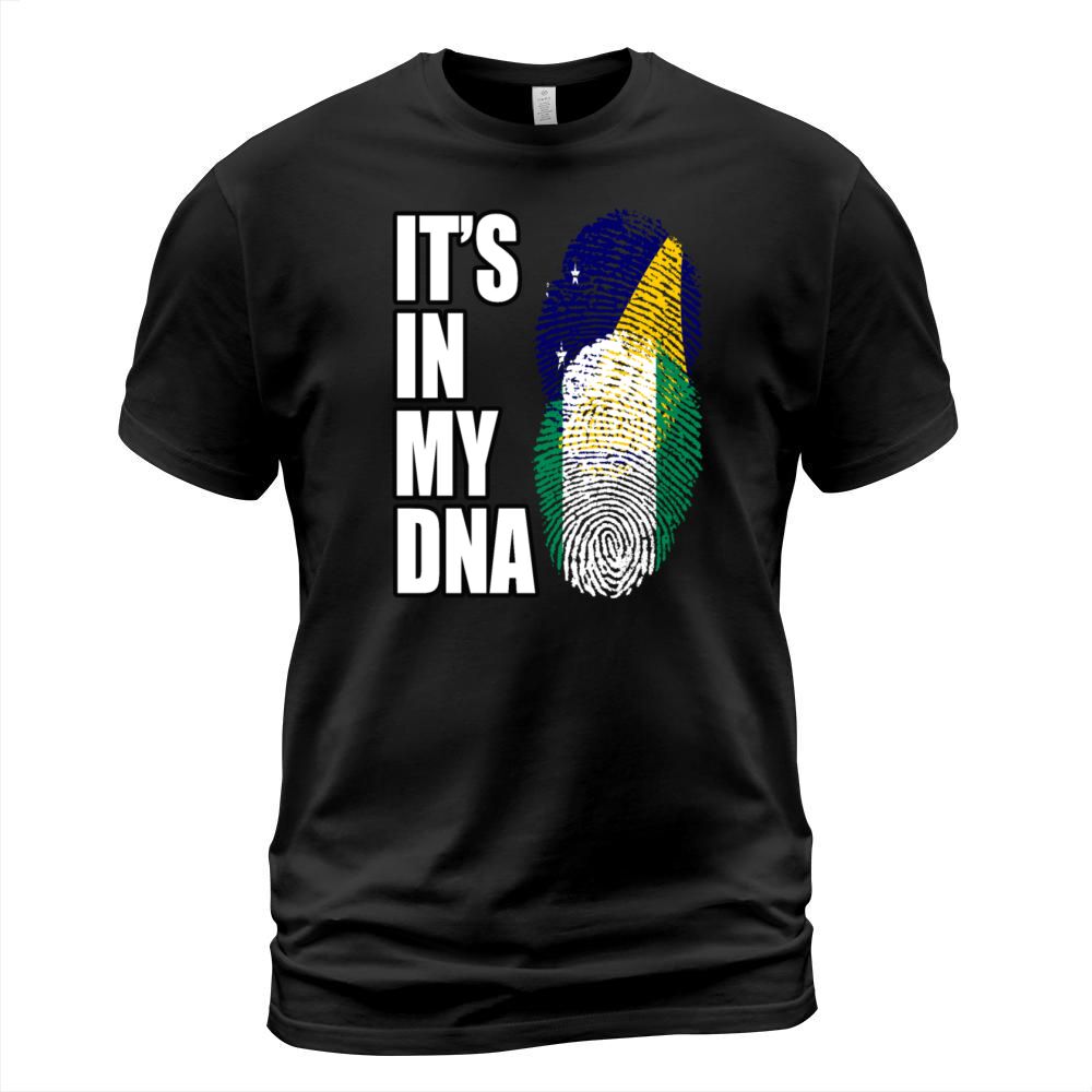 Tokelauan And Nigerian Mix Heritage DNA Flag T-Shirt Unisex