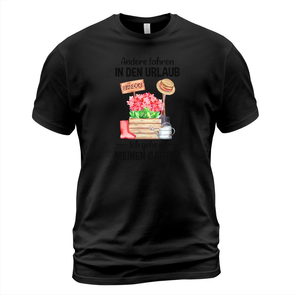 Garden Vacation Funny Quote Gardener Gift Idea T-Shirt Unisex