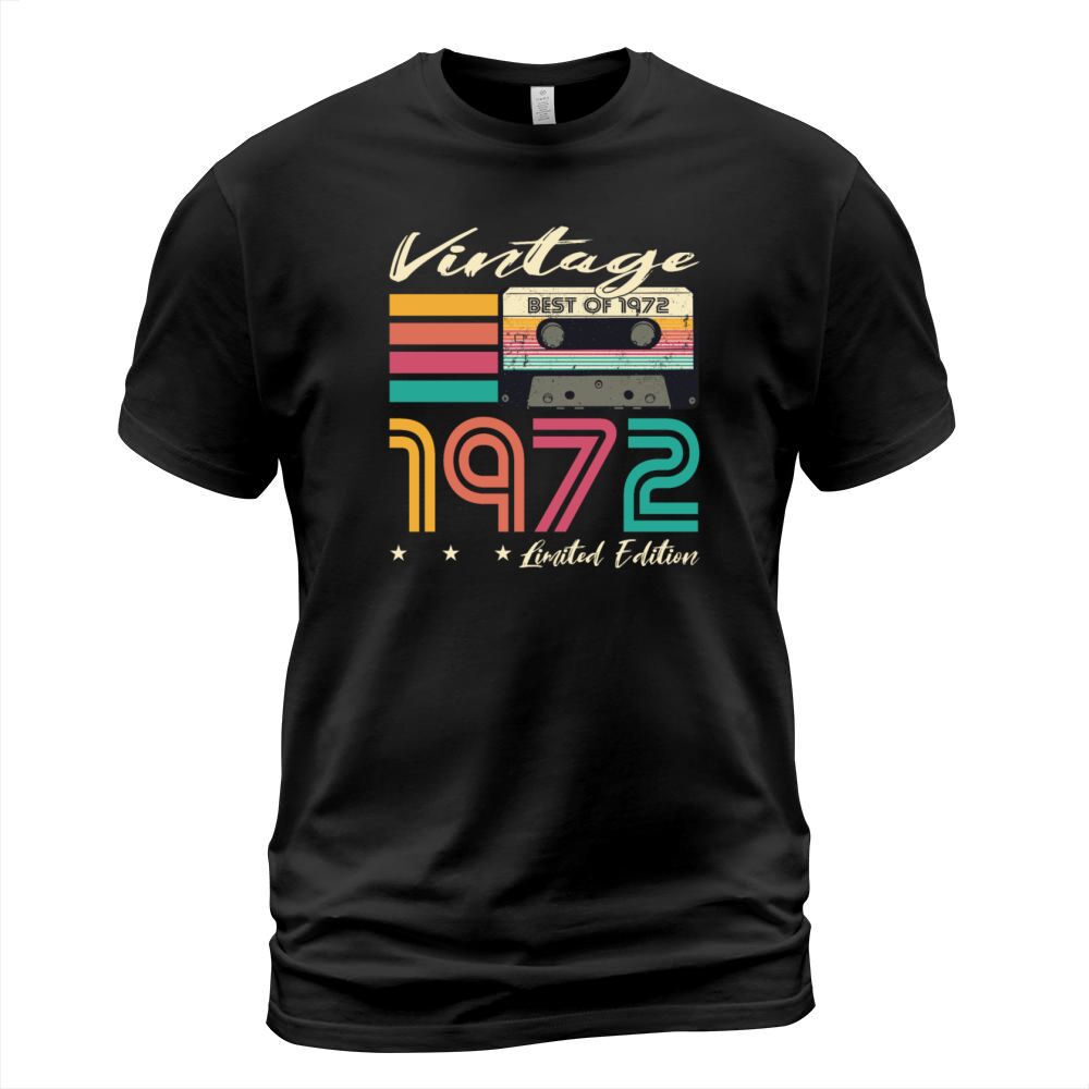50th birthday vintage 1972 limited edition T-Shirt Unisex
