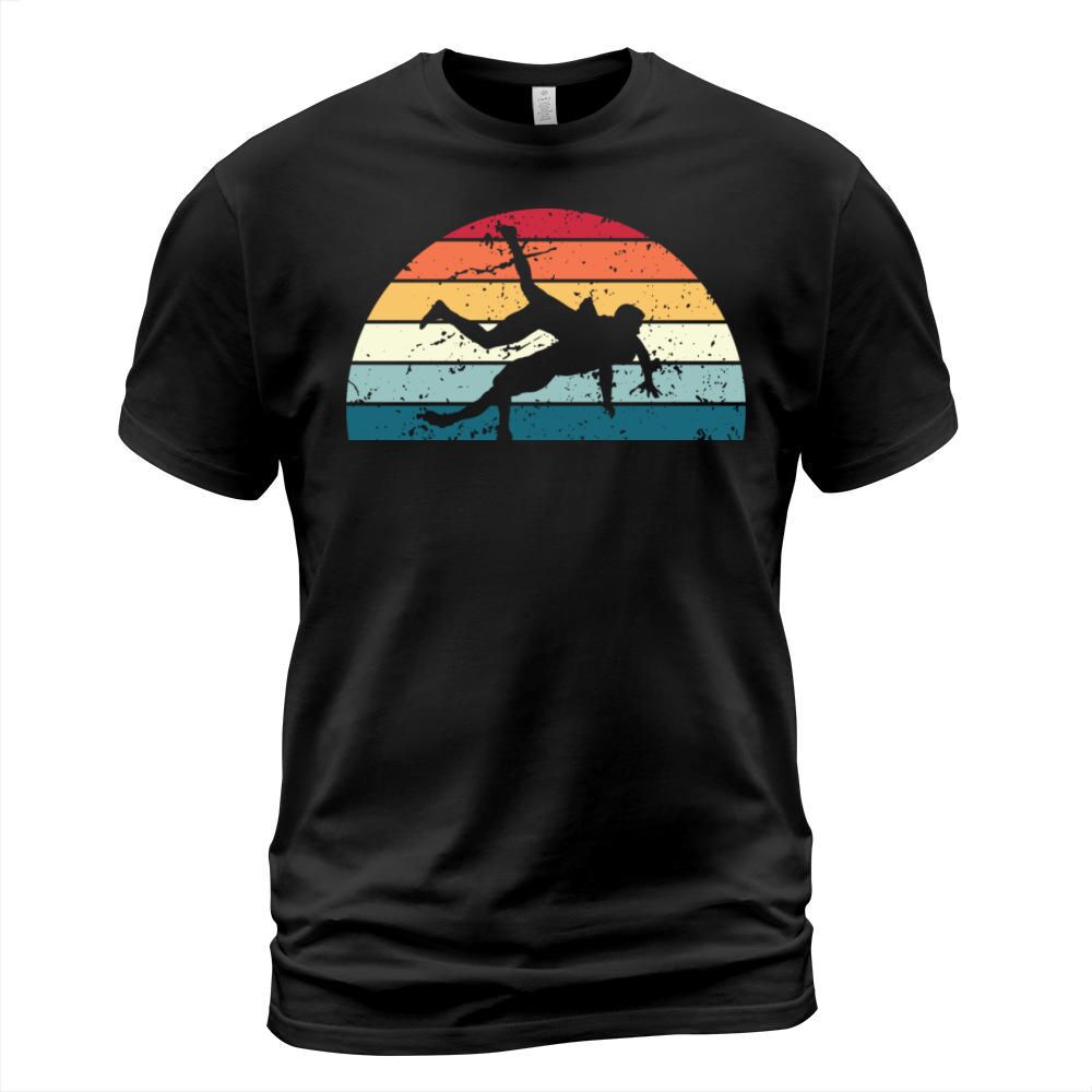 Retro Wrestling Sunset Vintage boxing Sunrise T-Shirt Unisex