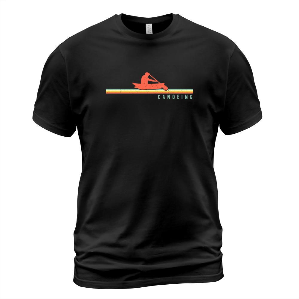 Canoe Canoeing Retro Vintage T-Shirt Unisex
