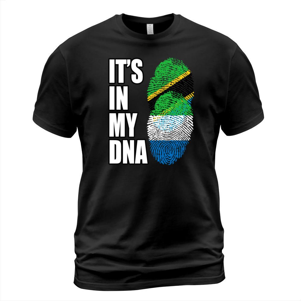 Tanzanian And Sierra Leonean Vintage Heritage DNA T-Shirt Unisex