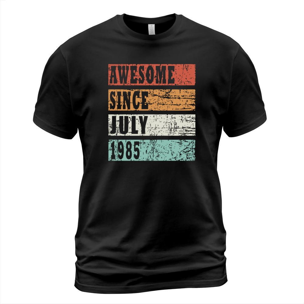 1985 Born In July Retro Gift Idea T-Shirt Unisex