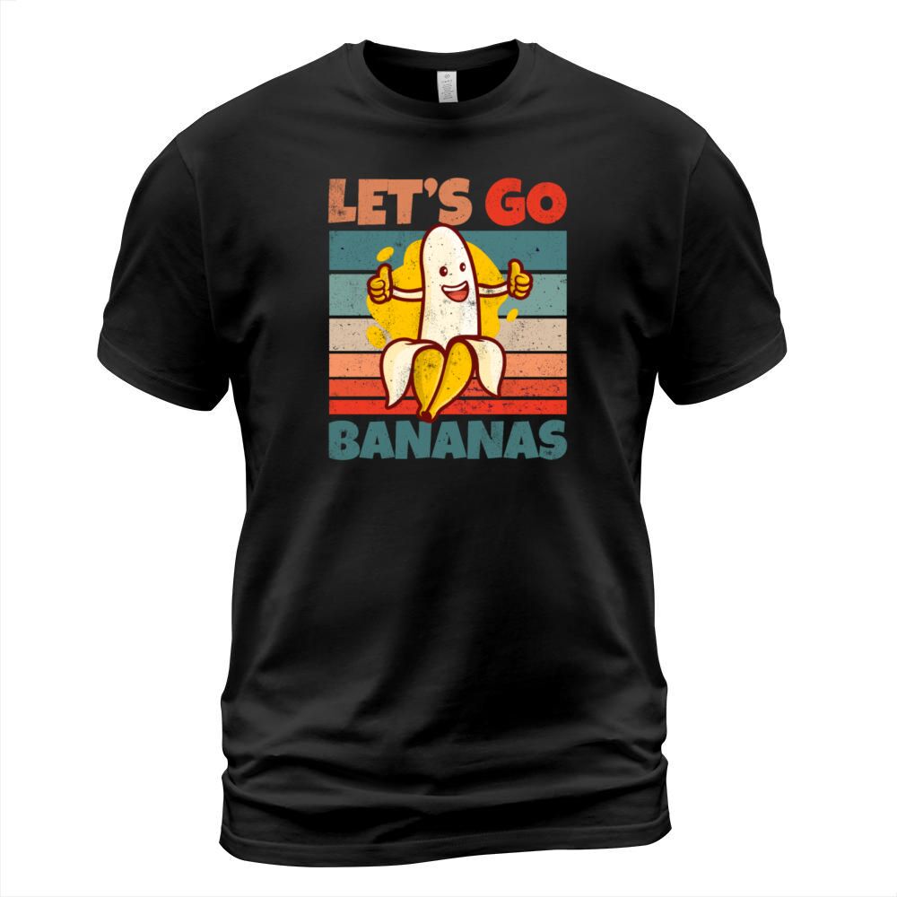 Retro Vintage Lets Bananas Funny Thumbs Banana T-Shirt Unisex