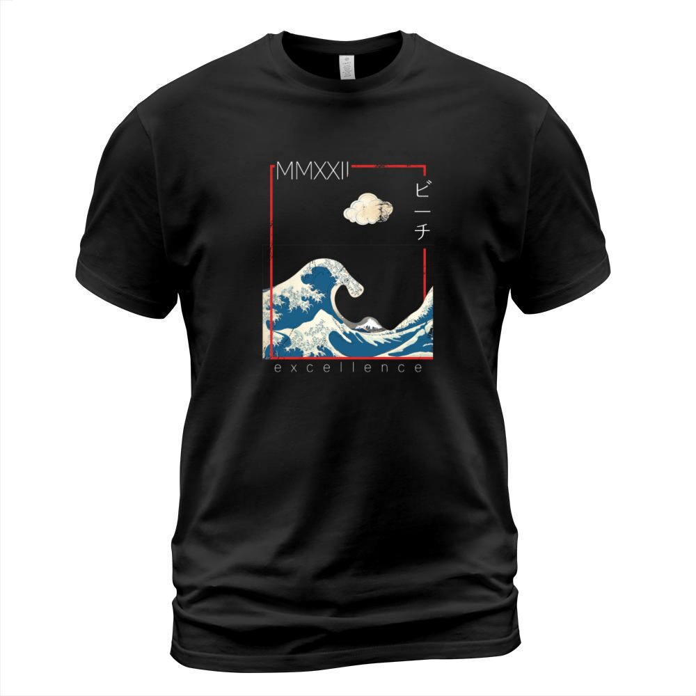 Japanese Chinese Vintage Waves T-Shirt Unisex