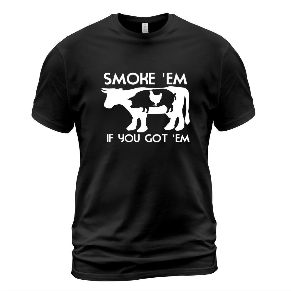 Funny BBQ Grilling Pitmaster Shirt Meat Smoker Tee T-Shirt Unisex