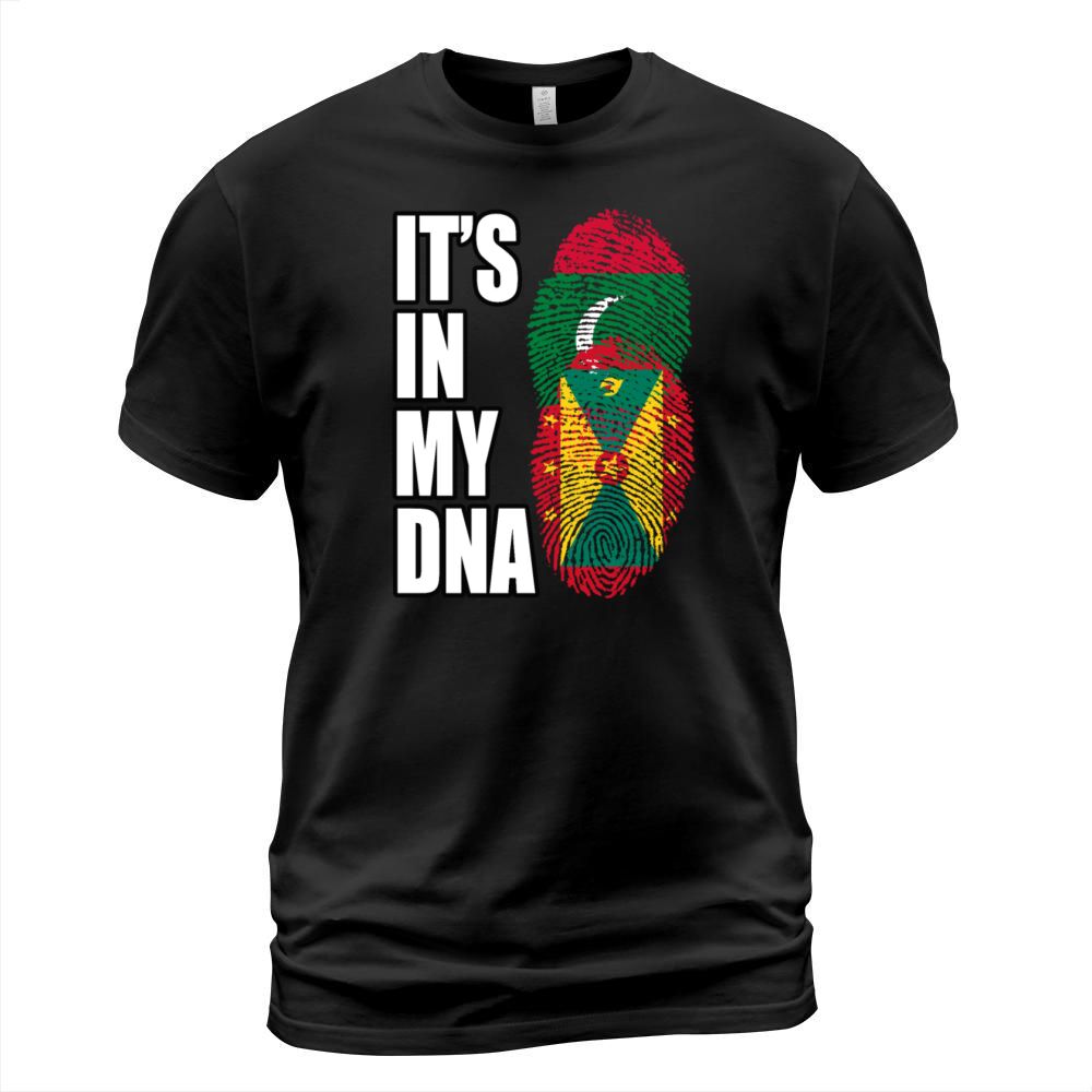 Maldivian And Grenadian Mix Heritage DNA Flag T-Shirt Unisex