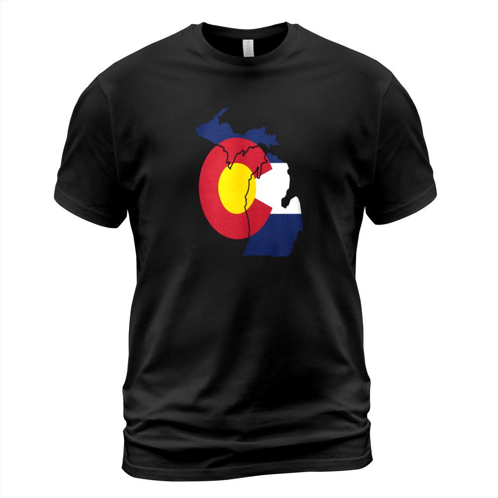 Michigan Colorado Funny Pride Flag Apparel Kids Shirts T-Shirt Unisex