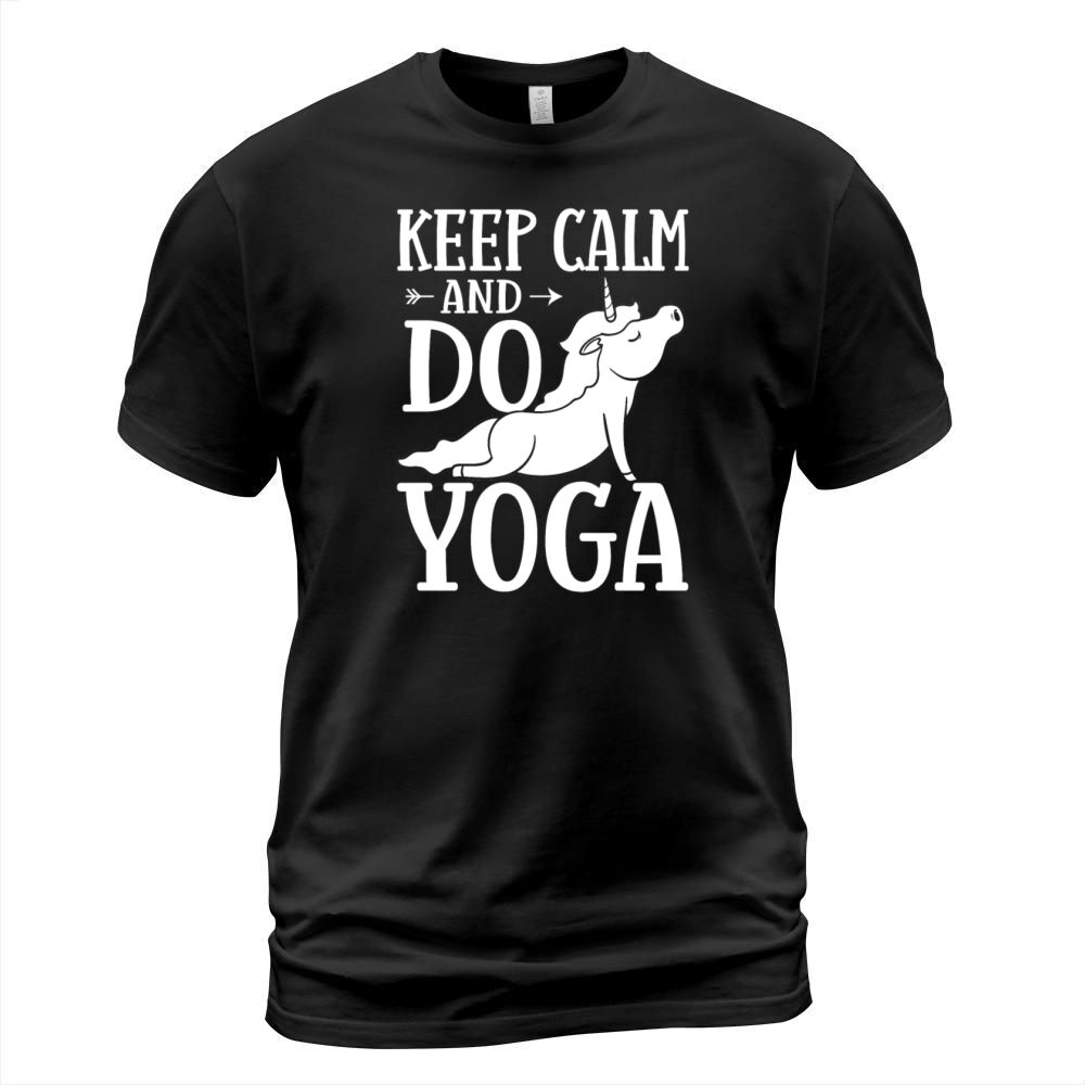 Yoga Unicorn Beginner Workout Quotes Meditation T-Shirt Unisex