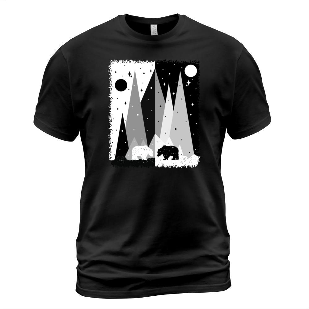 Bear In The Mountains T-Shirt Unisex