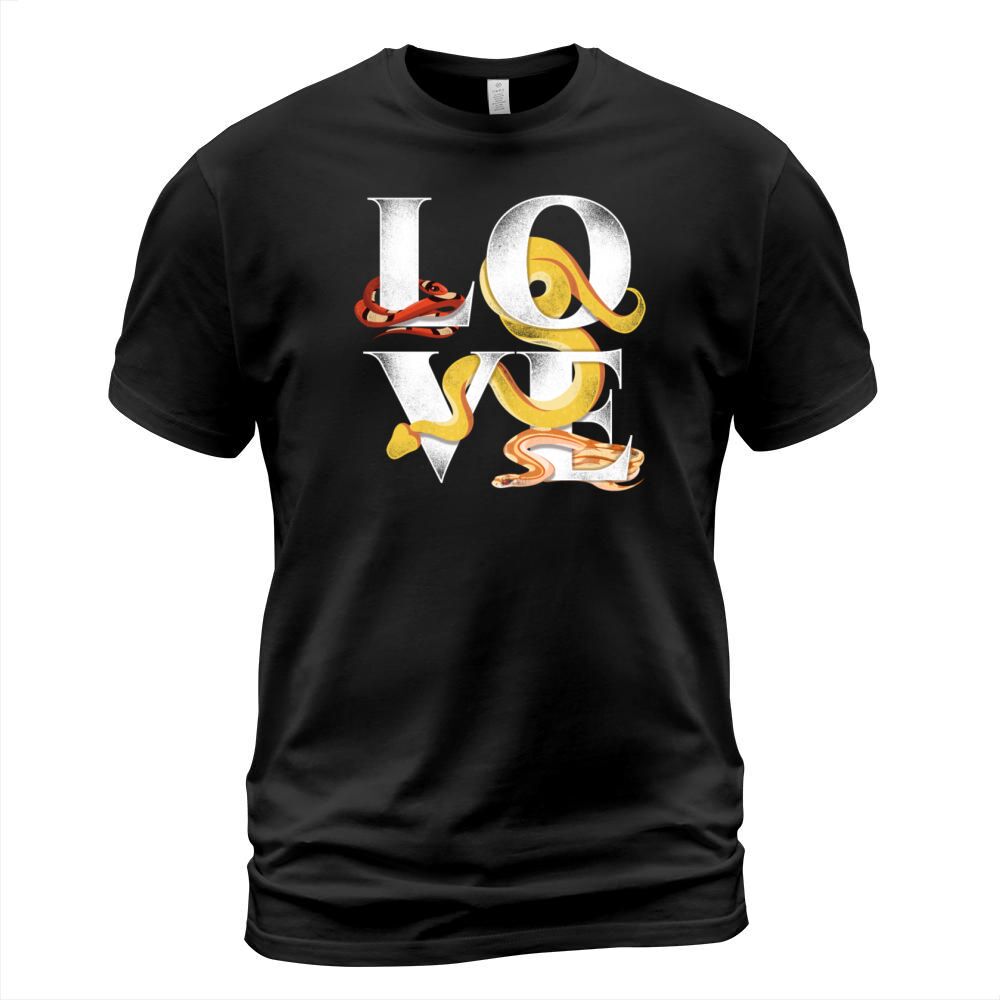 Snake Serpent Vintage Love T-Shirt Unisex